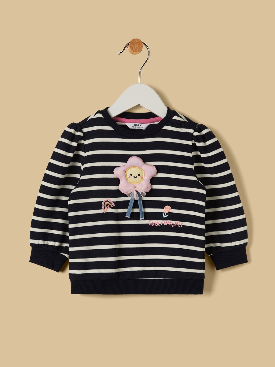 Striped Sweatshirt and Leggings Set