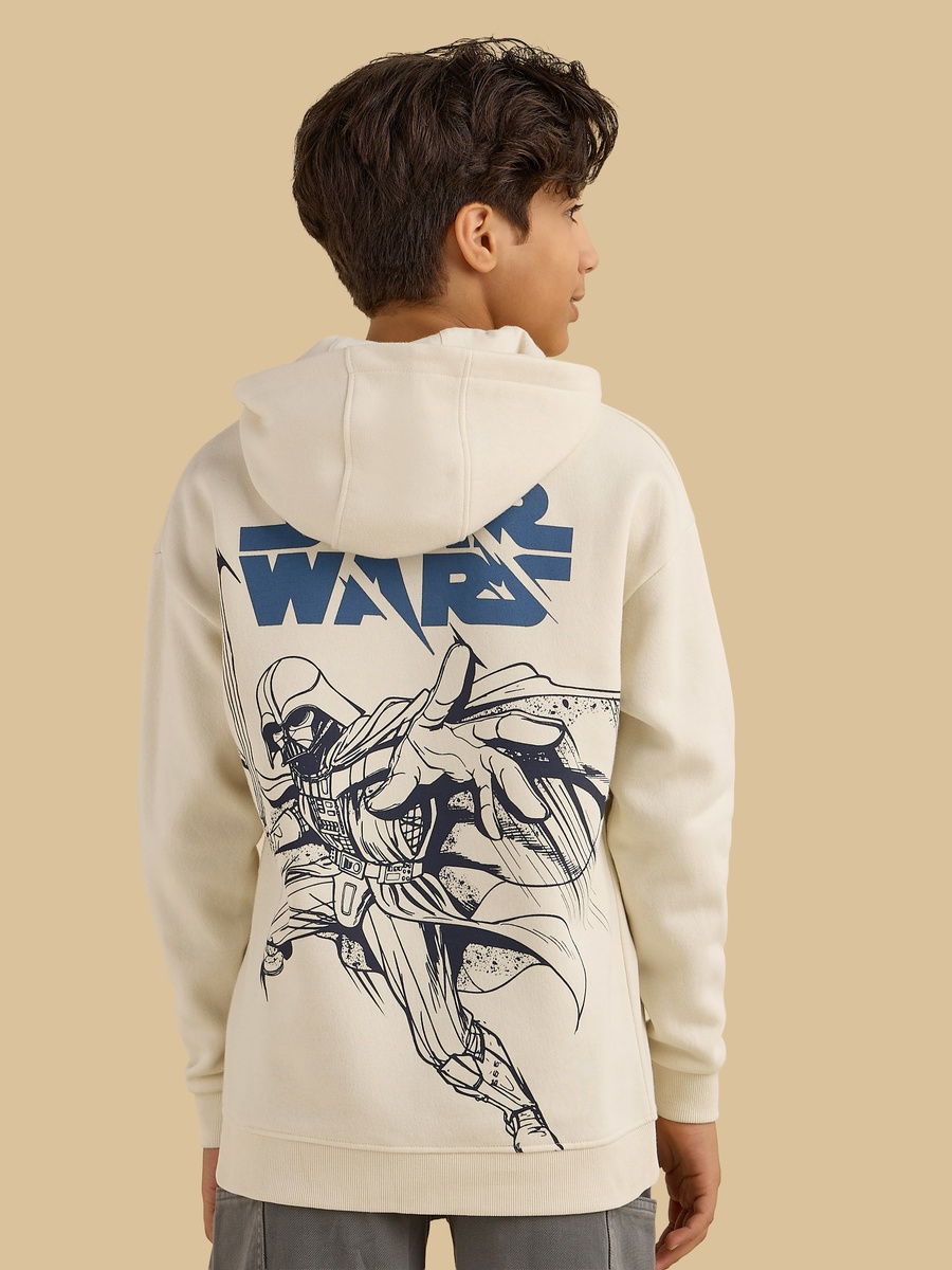 Star Wars Print Hooded Sweatshirt
