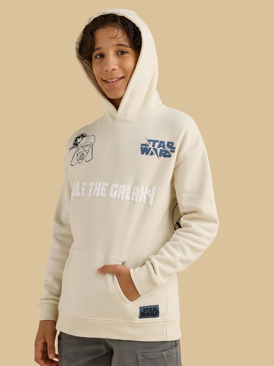 Star Wars Print Hooded Sweatshirt