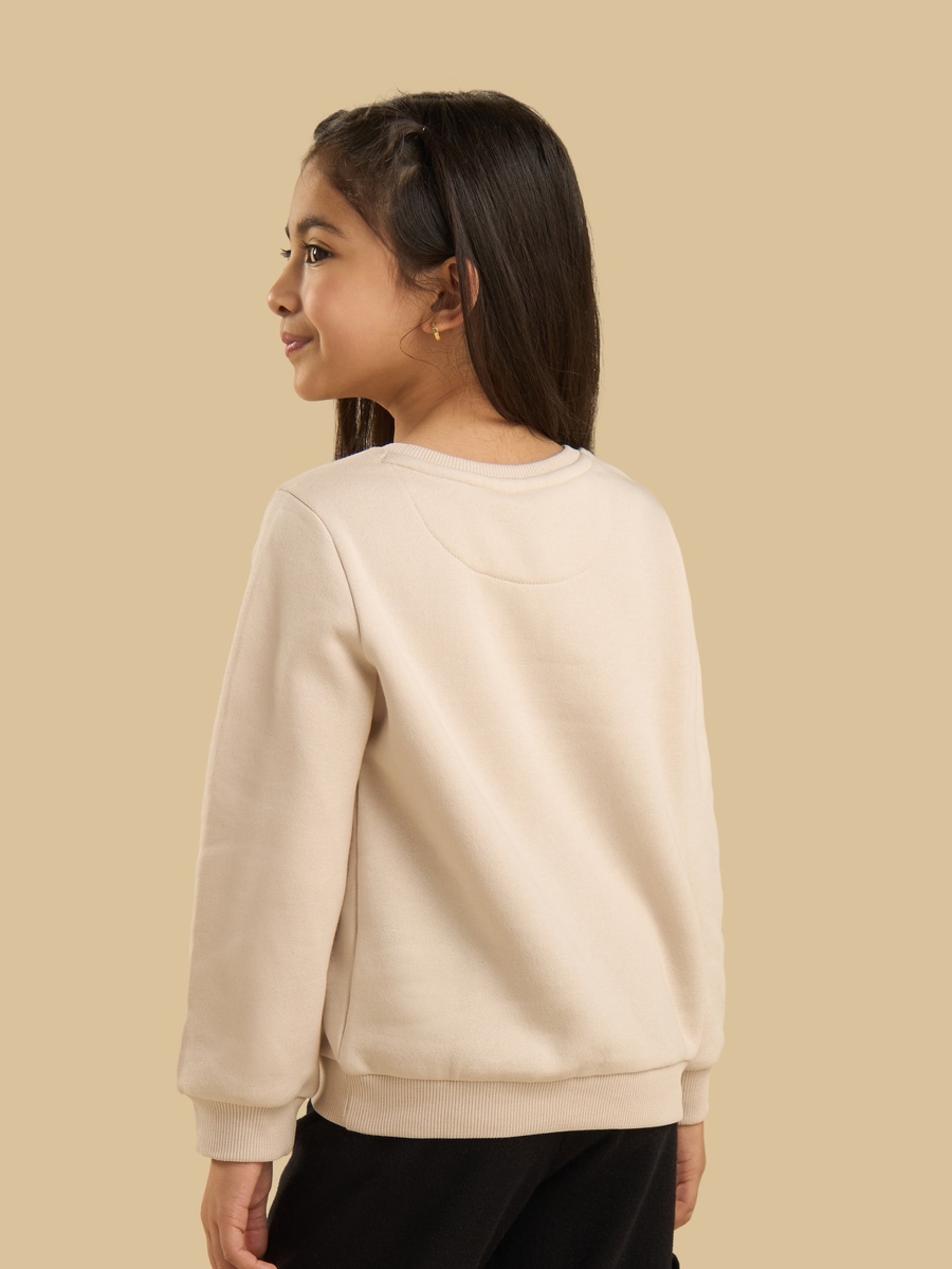 Stitch and Angel Print Sweatshirt