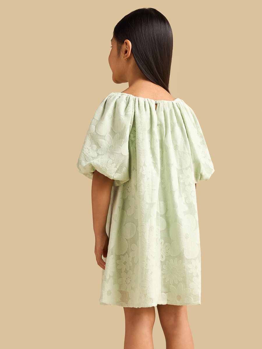 Floral Lace A-Line Dress