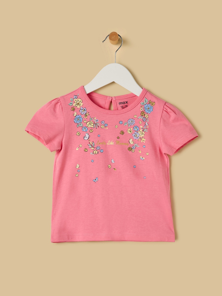 Floral Print Cotton Top