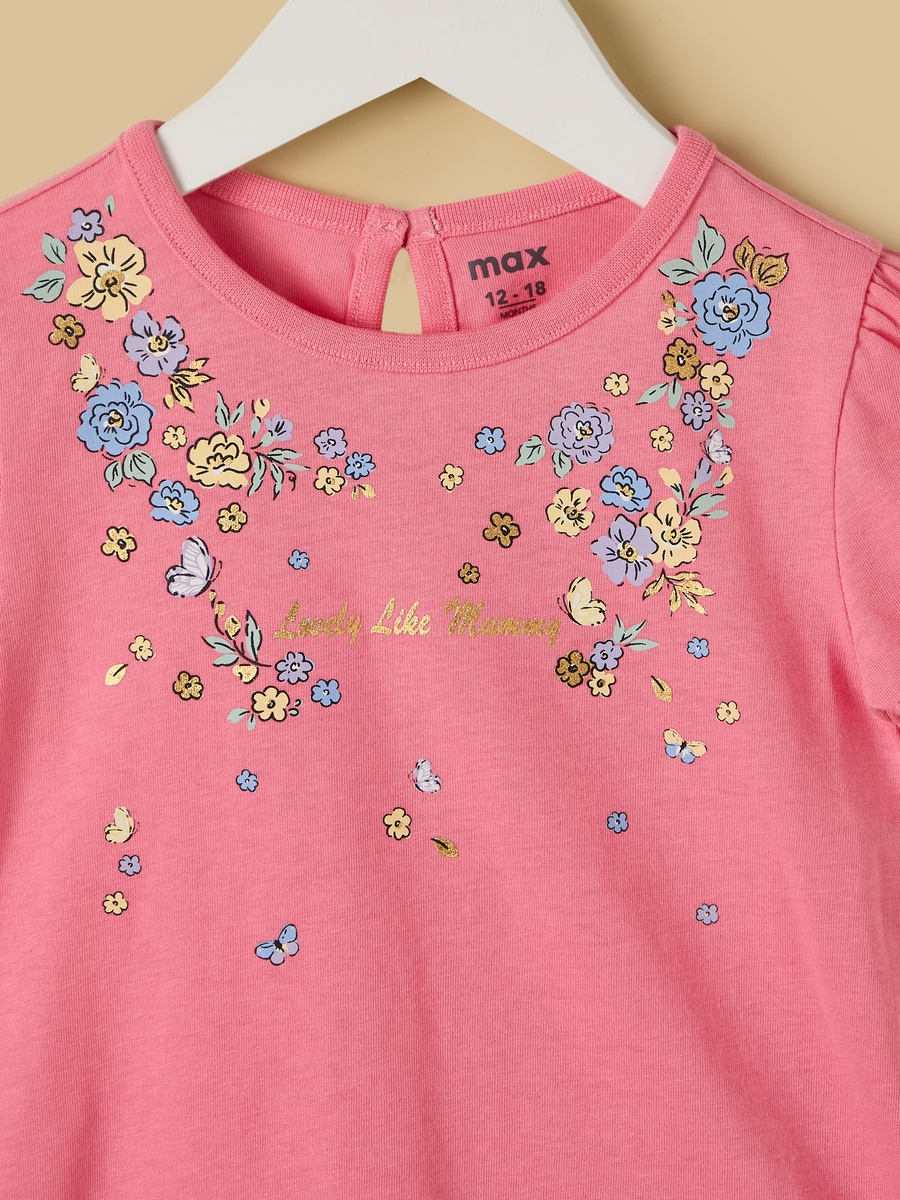 Floral Print Cotton Top