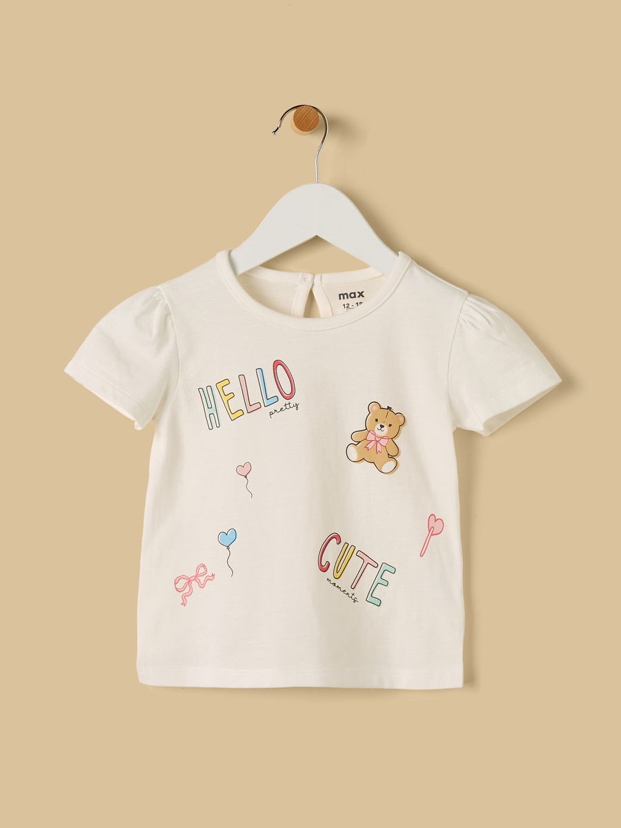 Graphic Print Cotton Top