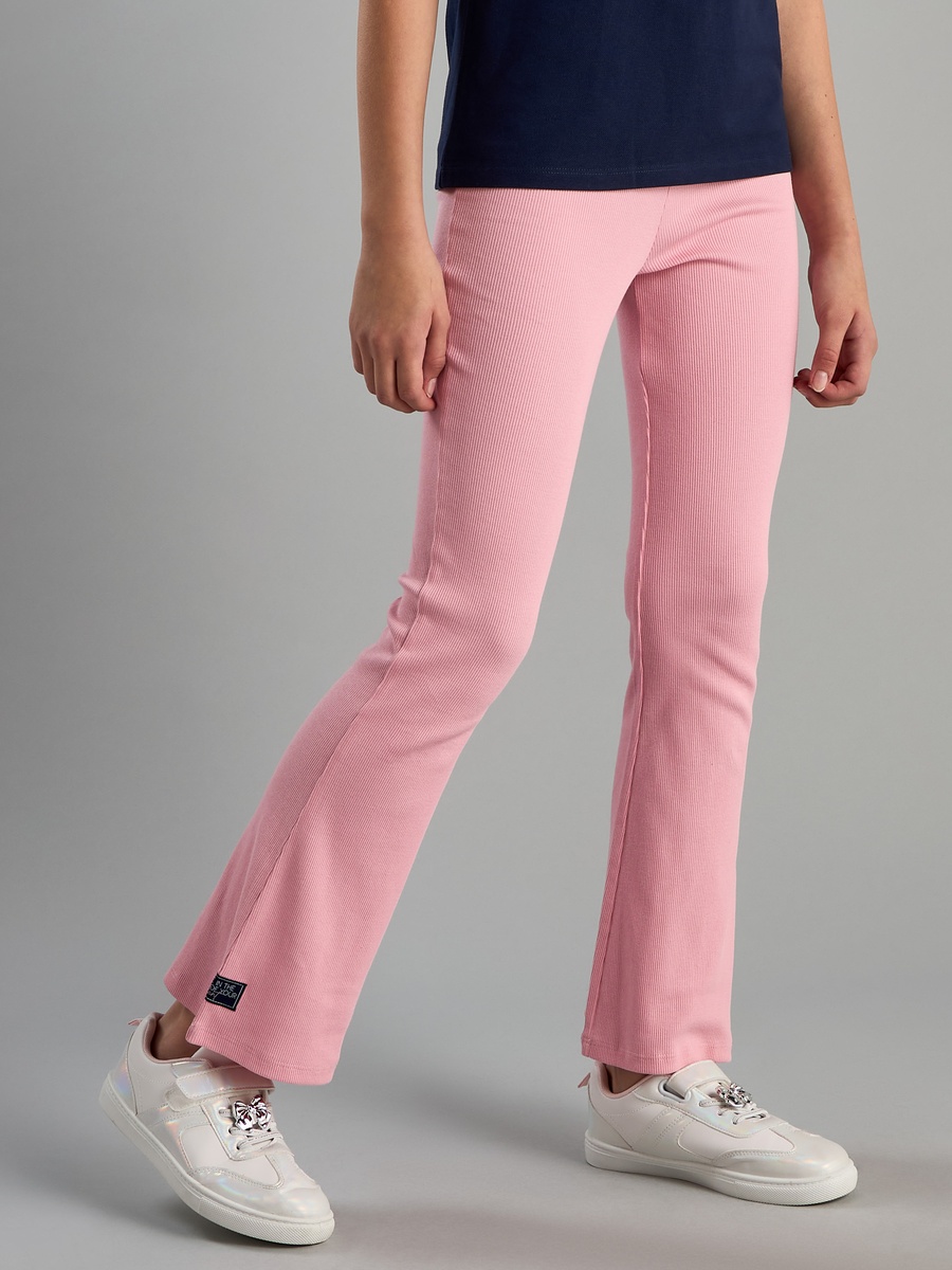 Ribbed Flared Leggings