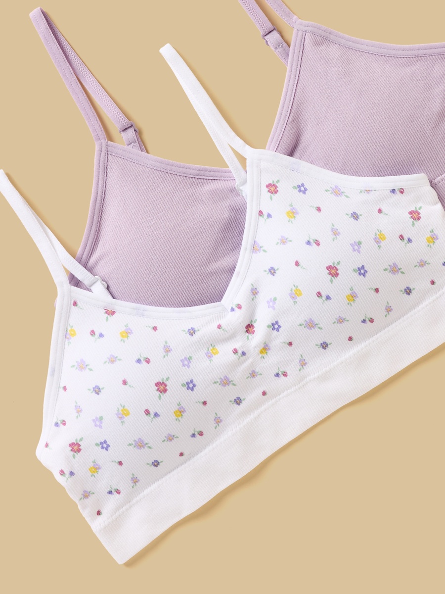 Pack of 2 - Assorted Padded Trainer Bra