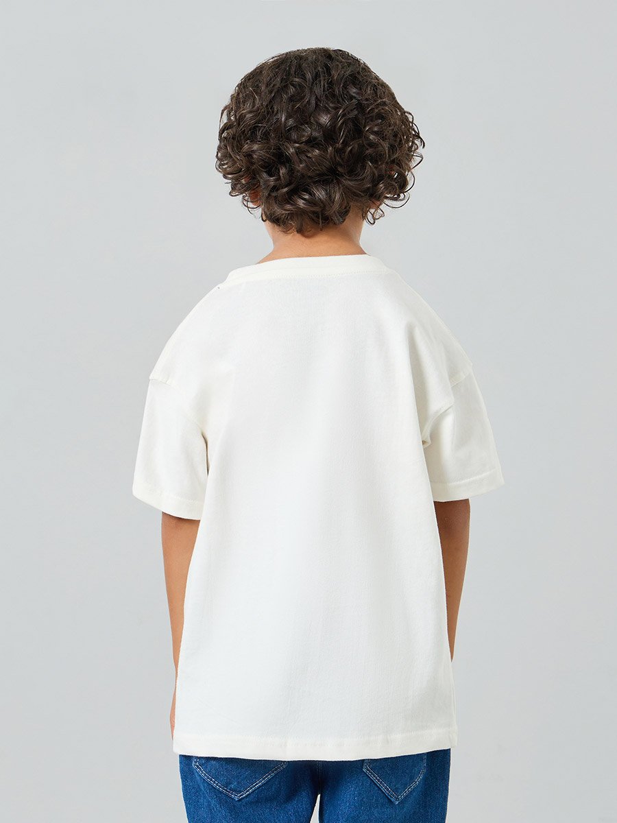 Boys California Print Oversized T-Shirt