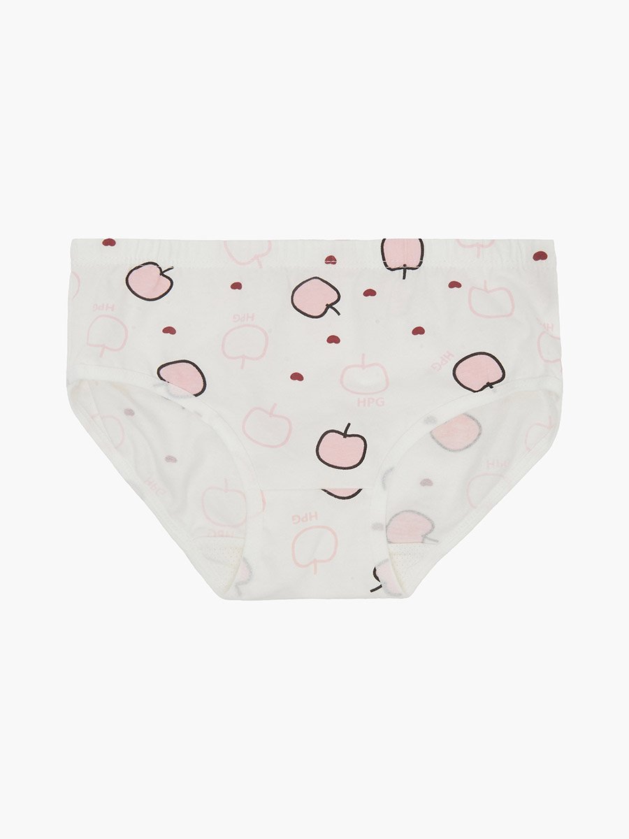 Pack of 4 - Girls Printed Cotton Briefs