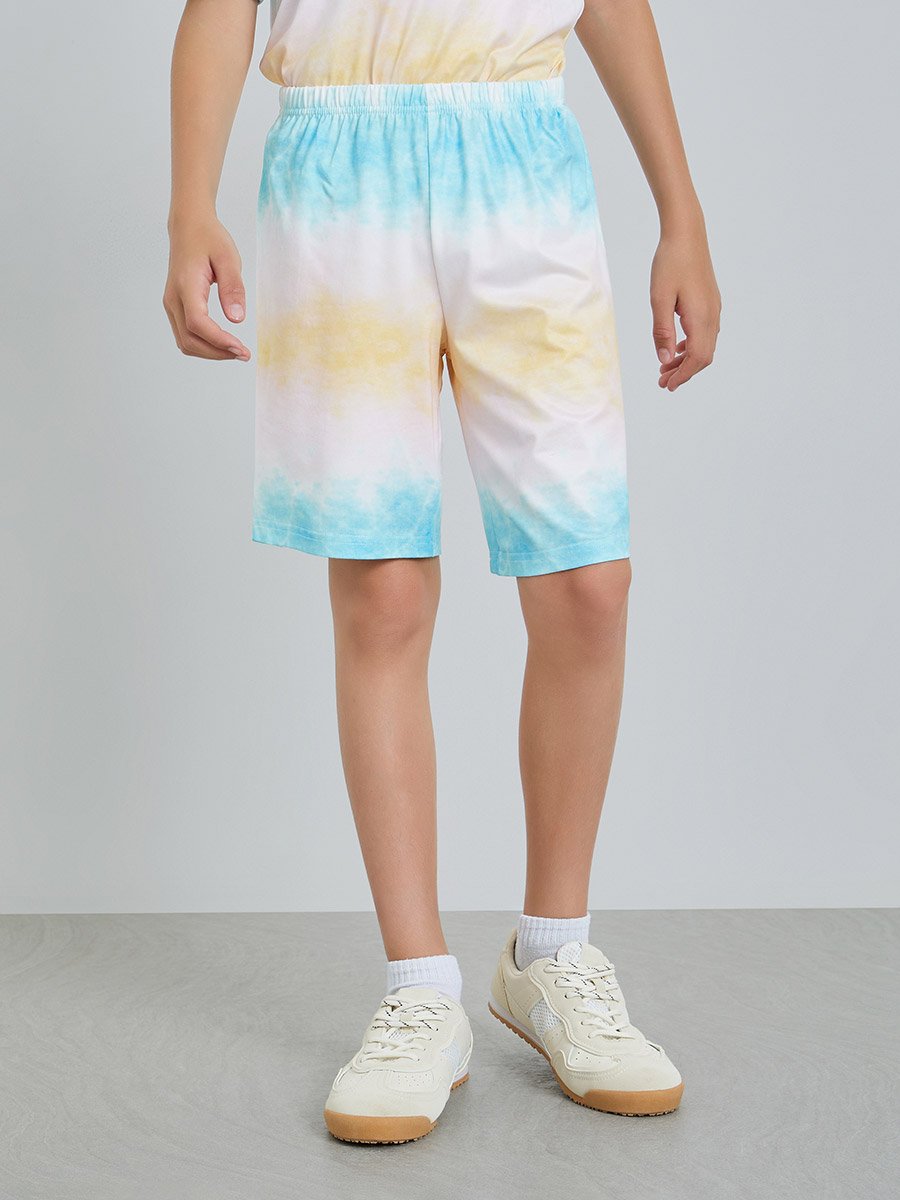Boys Tie-Dye T-Shirt and Shorts Set