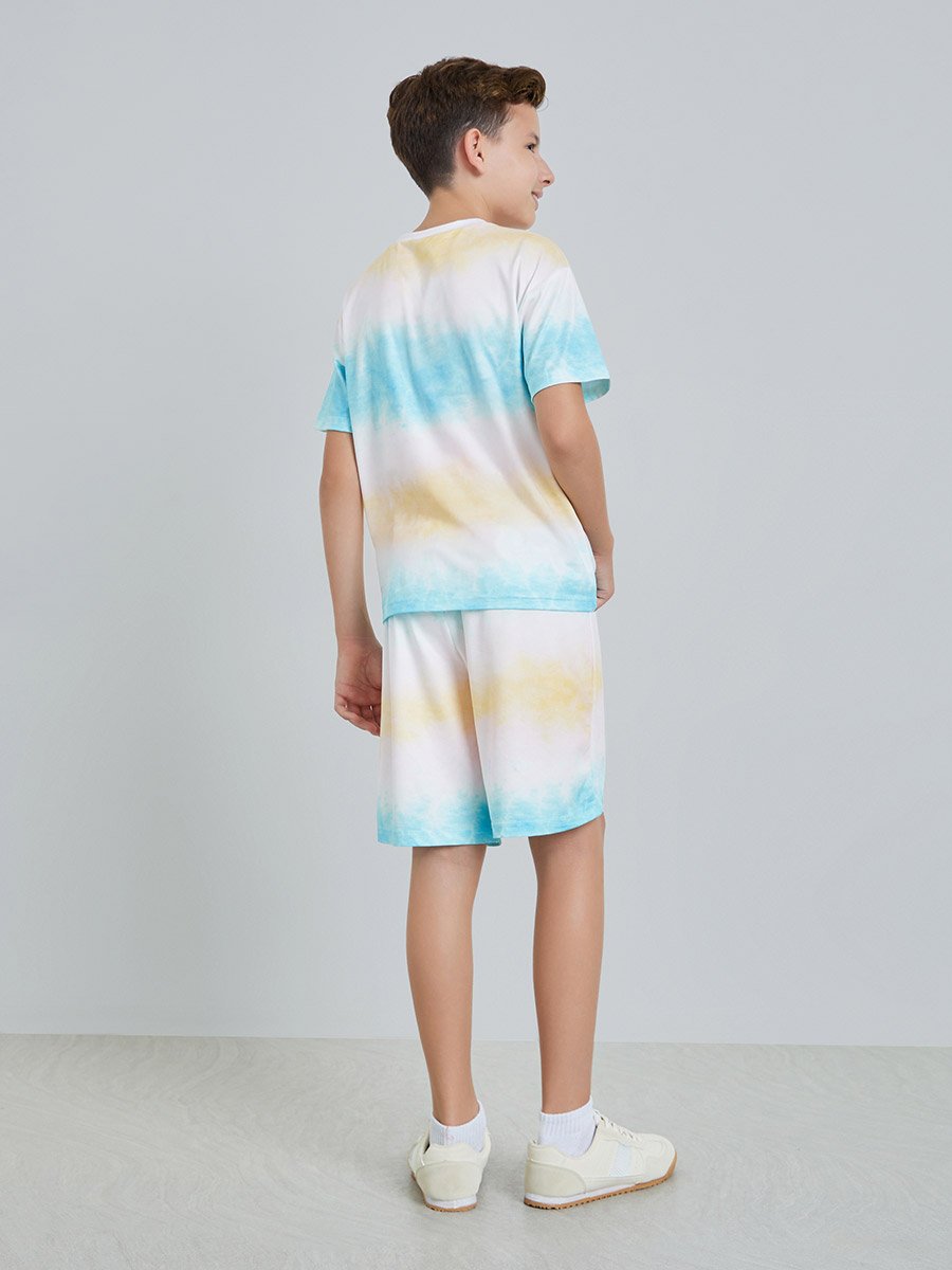 Boys Tie-Dye T-Shirt and Shorts Set