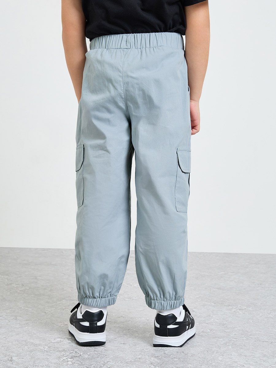 Boys Graffiti Print Cargo Joggers 