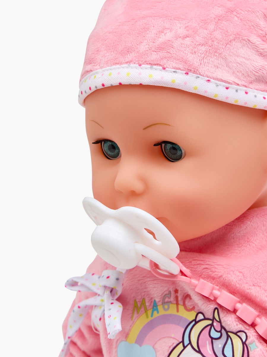 Unicorn Print Baby Doll Playset - 35 cm