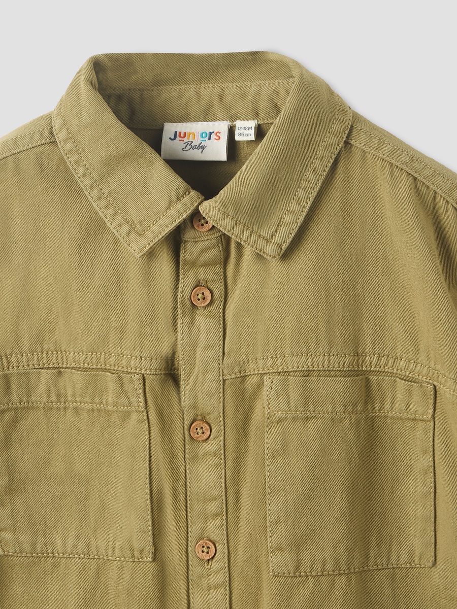 Long Sleeves Shirt with Pockets