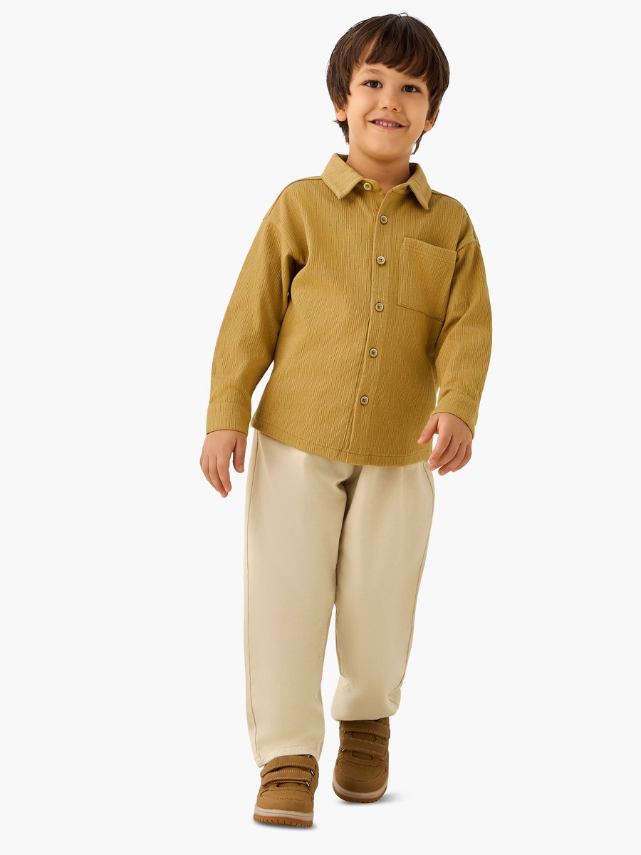 Long Sleeve Shirt with Texture