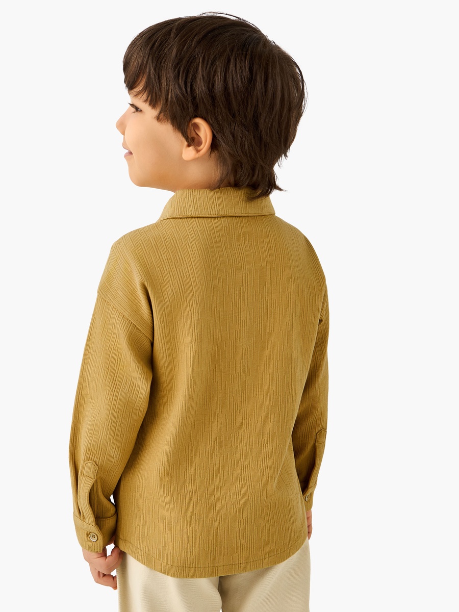 Long Sleeve Shirt with Texture