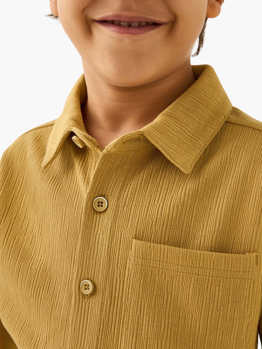 Long Sleeve Shirt with Texture