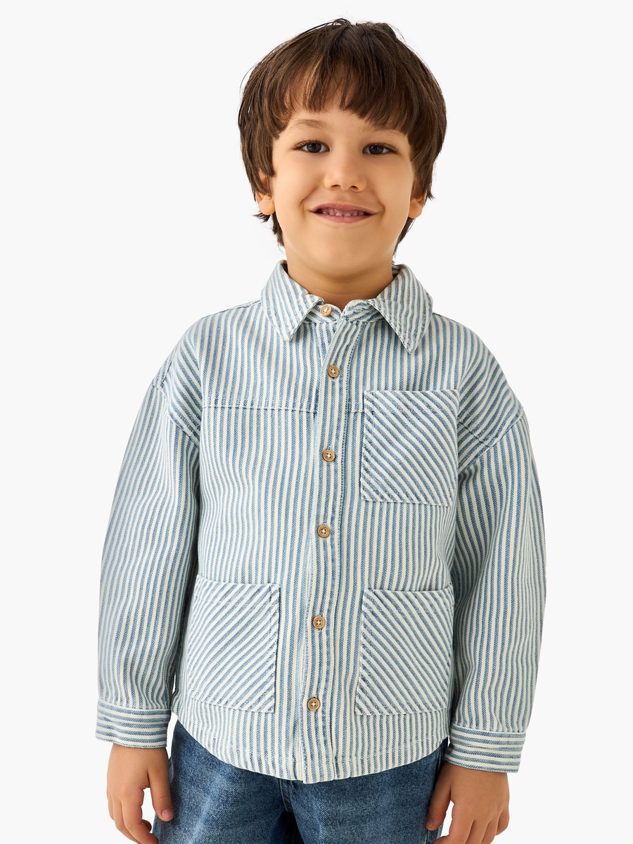 Long Sleeve Shirt with Stripes