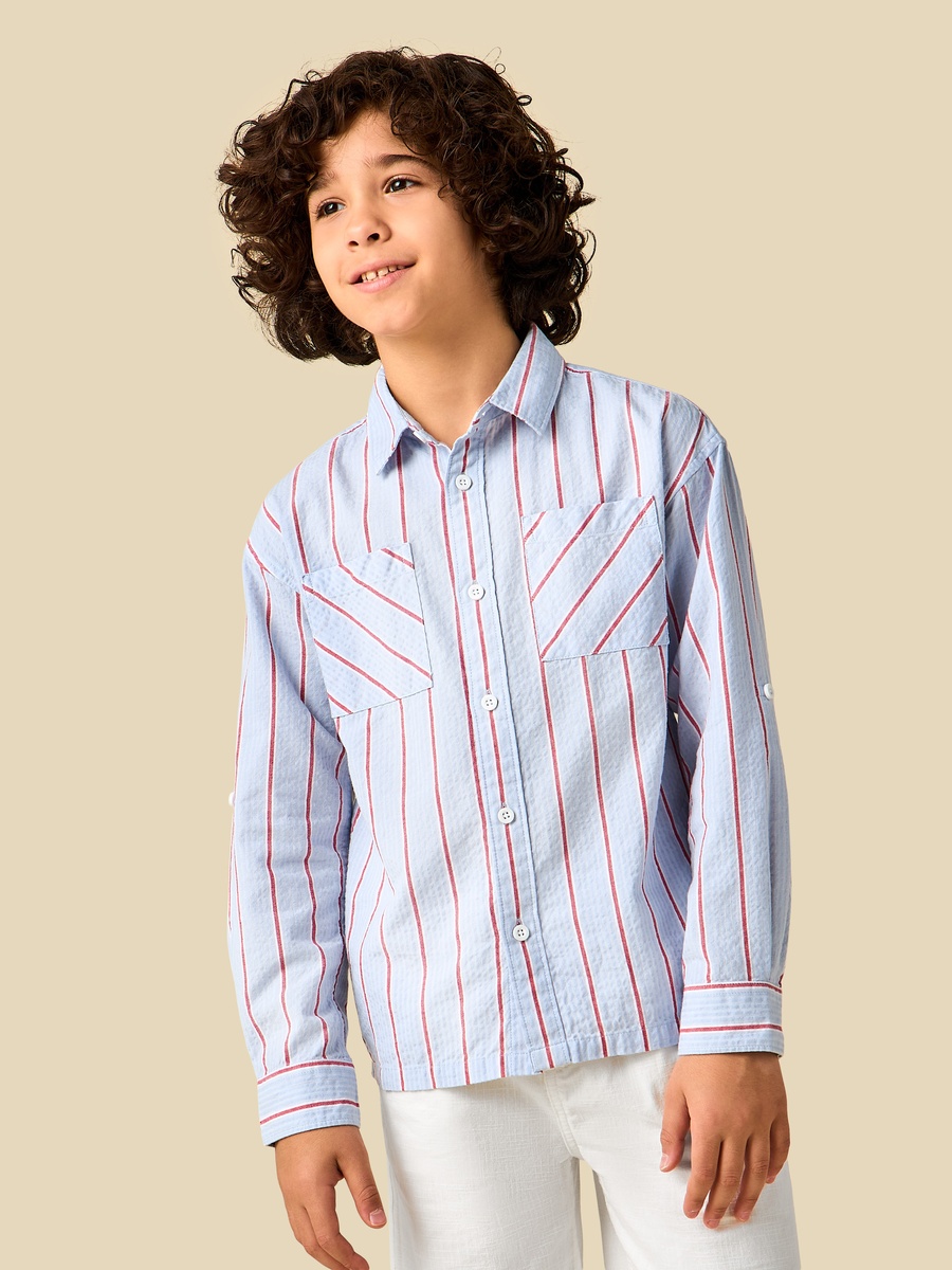 Long Sleeves Shirt with Stripes