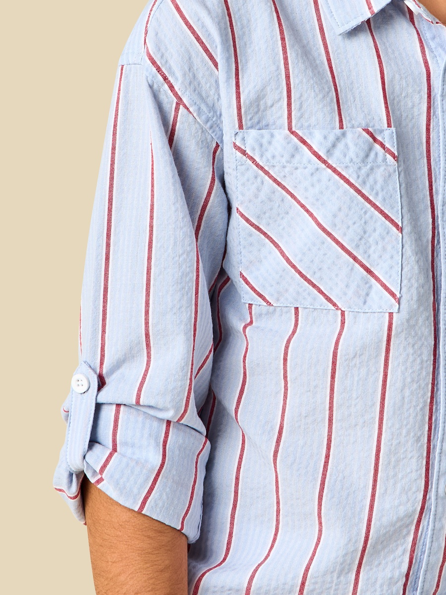Long Sleeves Shirt with Stripes