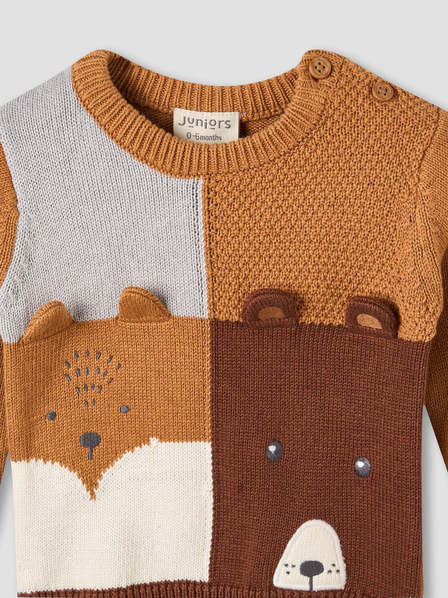 Cotton Crew Neck Long Sleeve Pyjama Set with Button Closure