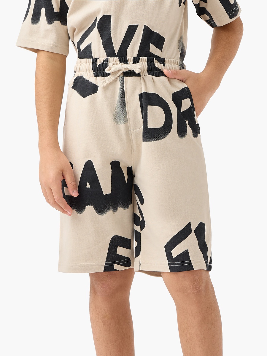 Drawstring Waist Shorts with Pockets