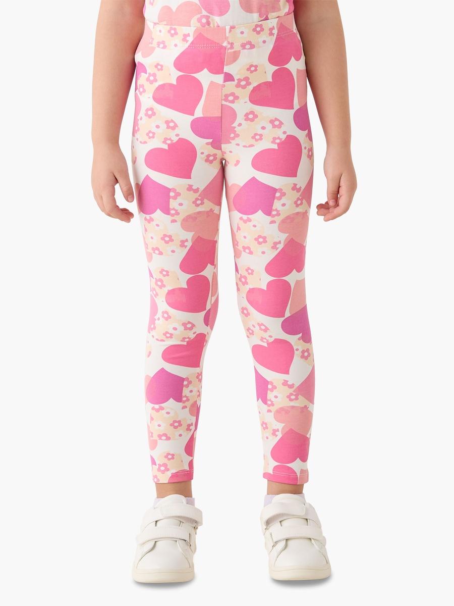 Leggings with Heart Print