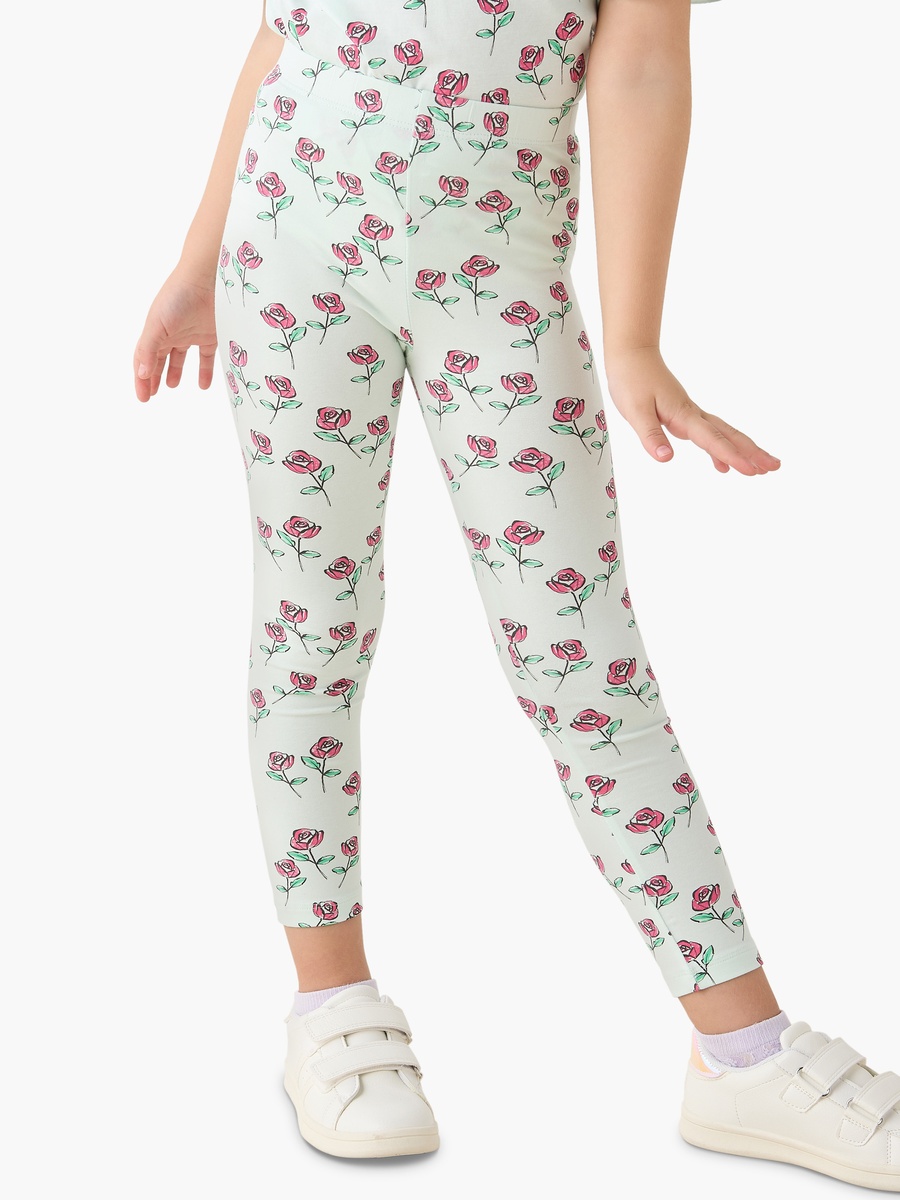 Leggings with Floral Print
