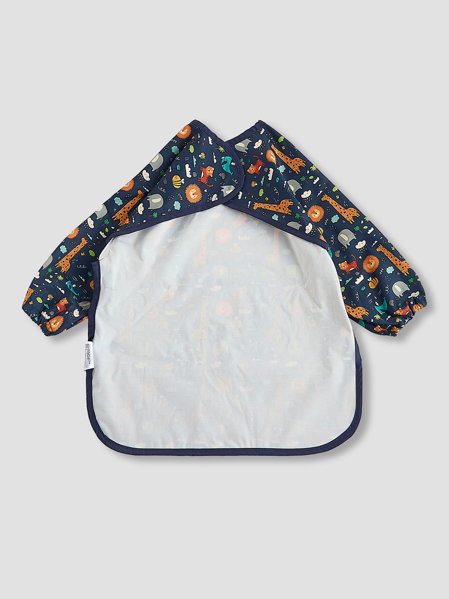 Baby Bib with Animal Print