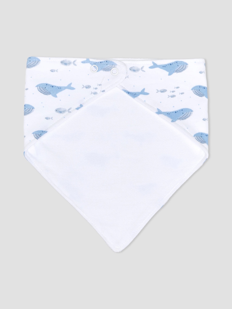 Pack of 3 Baby Bib with Snap Button Closure