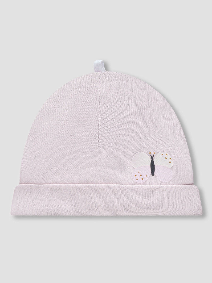 Pack of 2 Cap with Butterfly Print