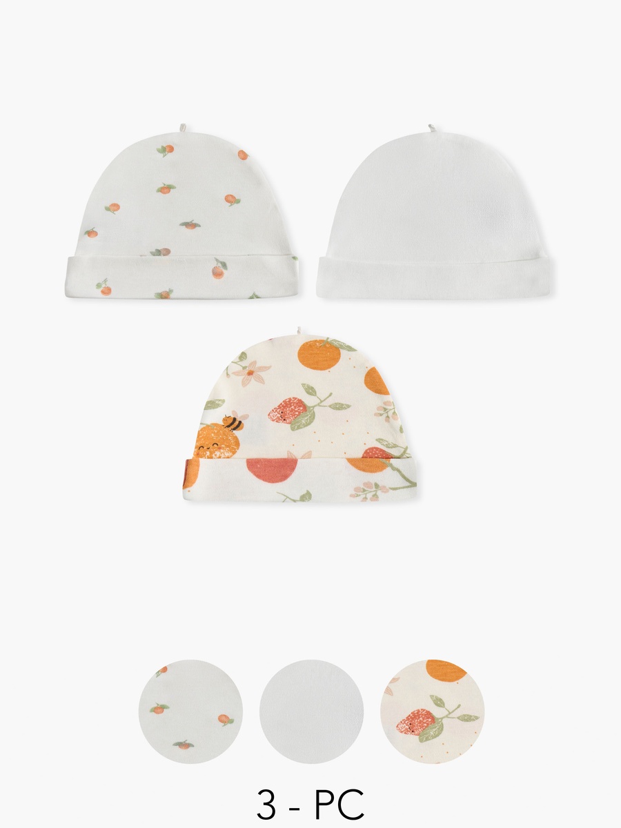 Assorted Beanie Cap - Set of 3