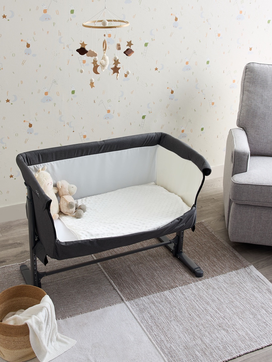 3-Piece Applique Detail Bassinet Bedding Set - 50x80 cm