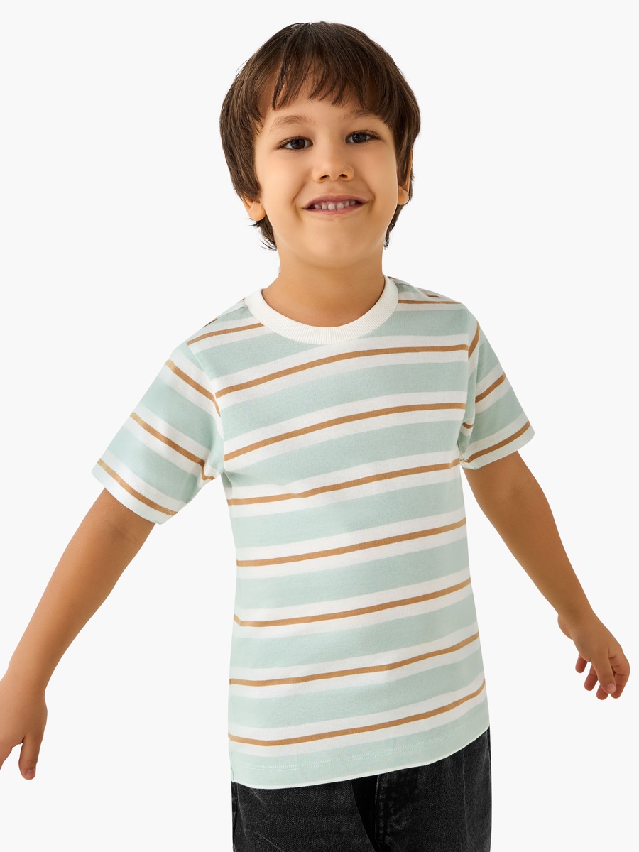 Pack of 2 Crew Neck Short Sleeve T-Shirt with Print