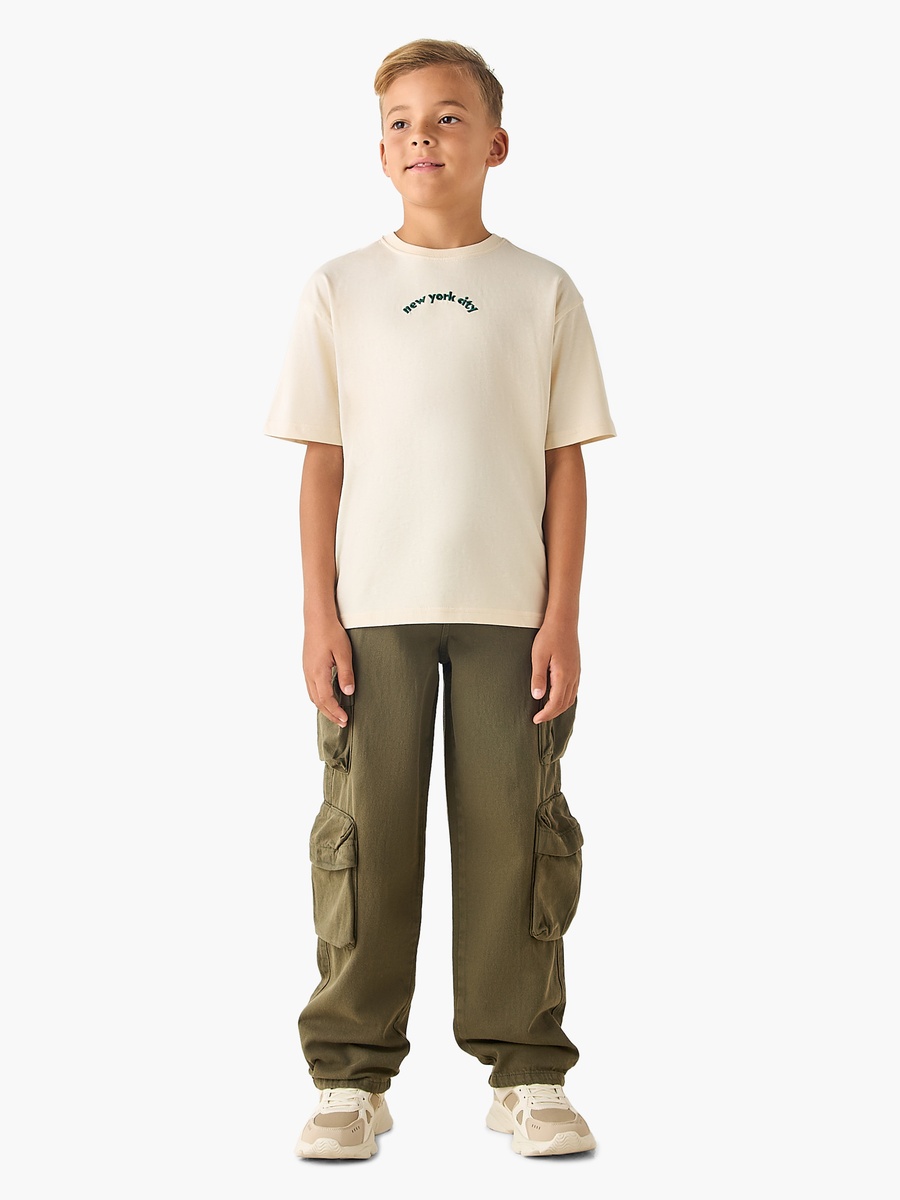 Crew Neck Short Sleeves T-Shirt with Graphic Print