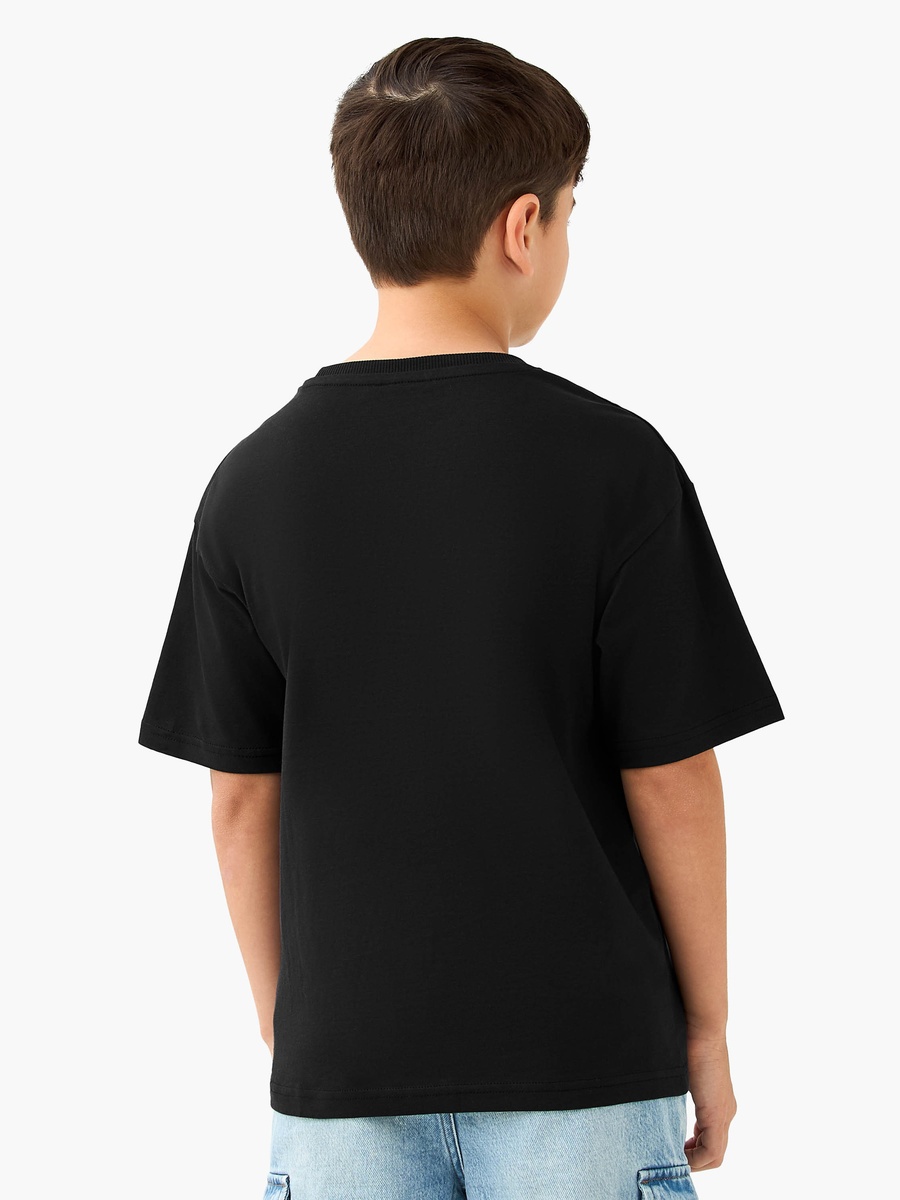 Crew Neck Short Sleeve T-Shirt with Sonic Print