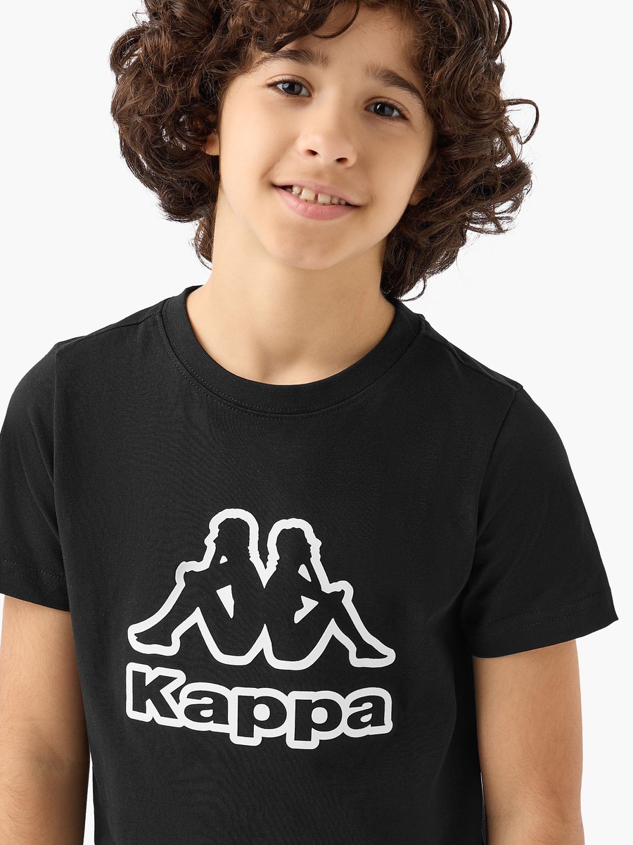 Crew Neck Short Sleeve T-Shirt with Logo Print