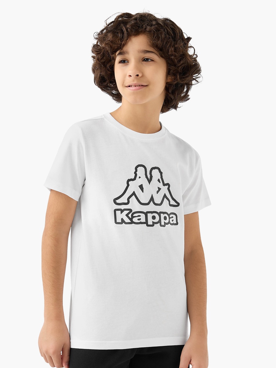 Crew Neck Short Sleeves T-Shirt with Logo Print