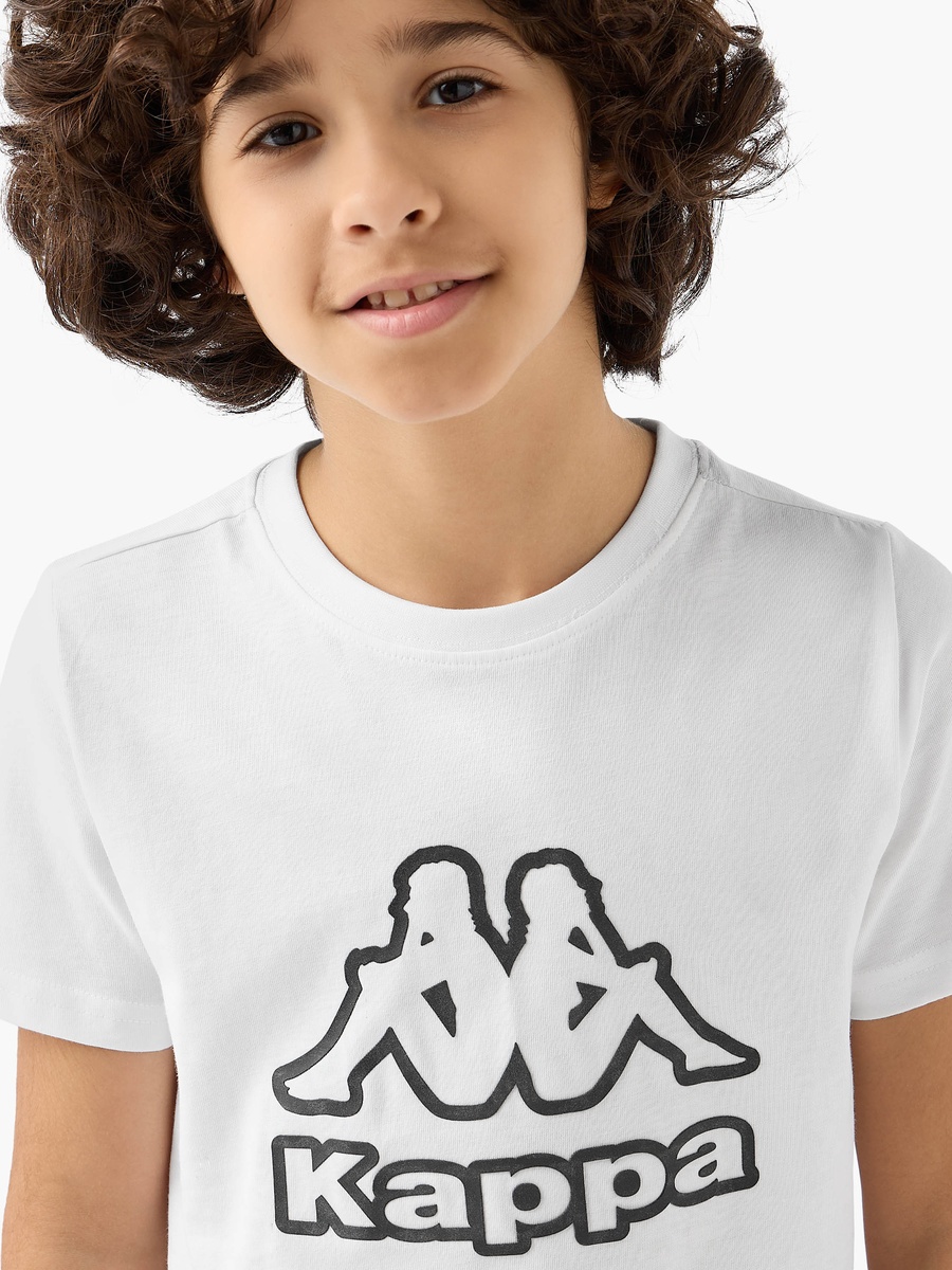 Crew Neck Short Sleeves T-Shirt with Logo Print