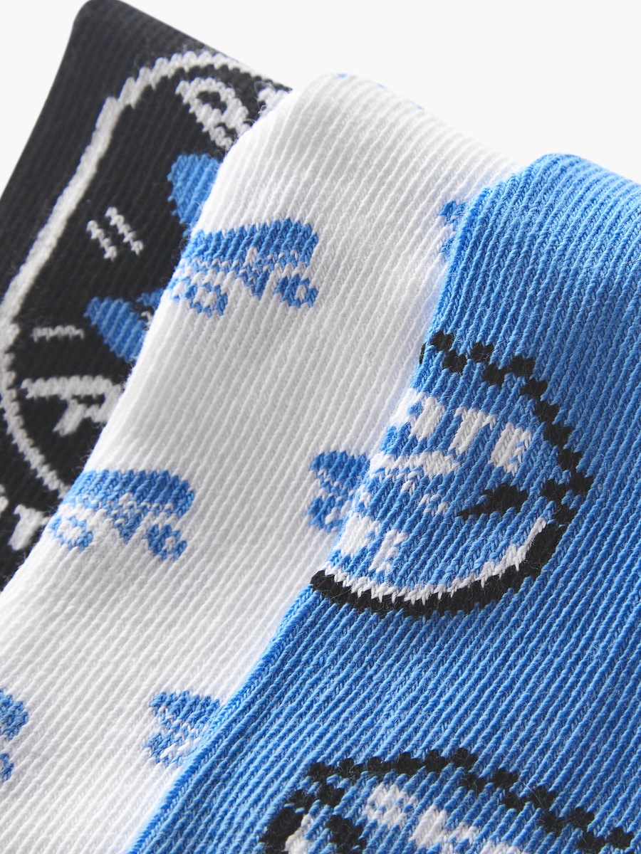 Pack of 3 Socks with Skate Print