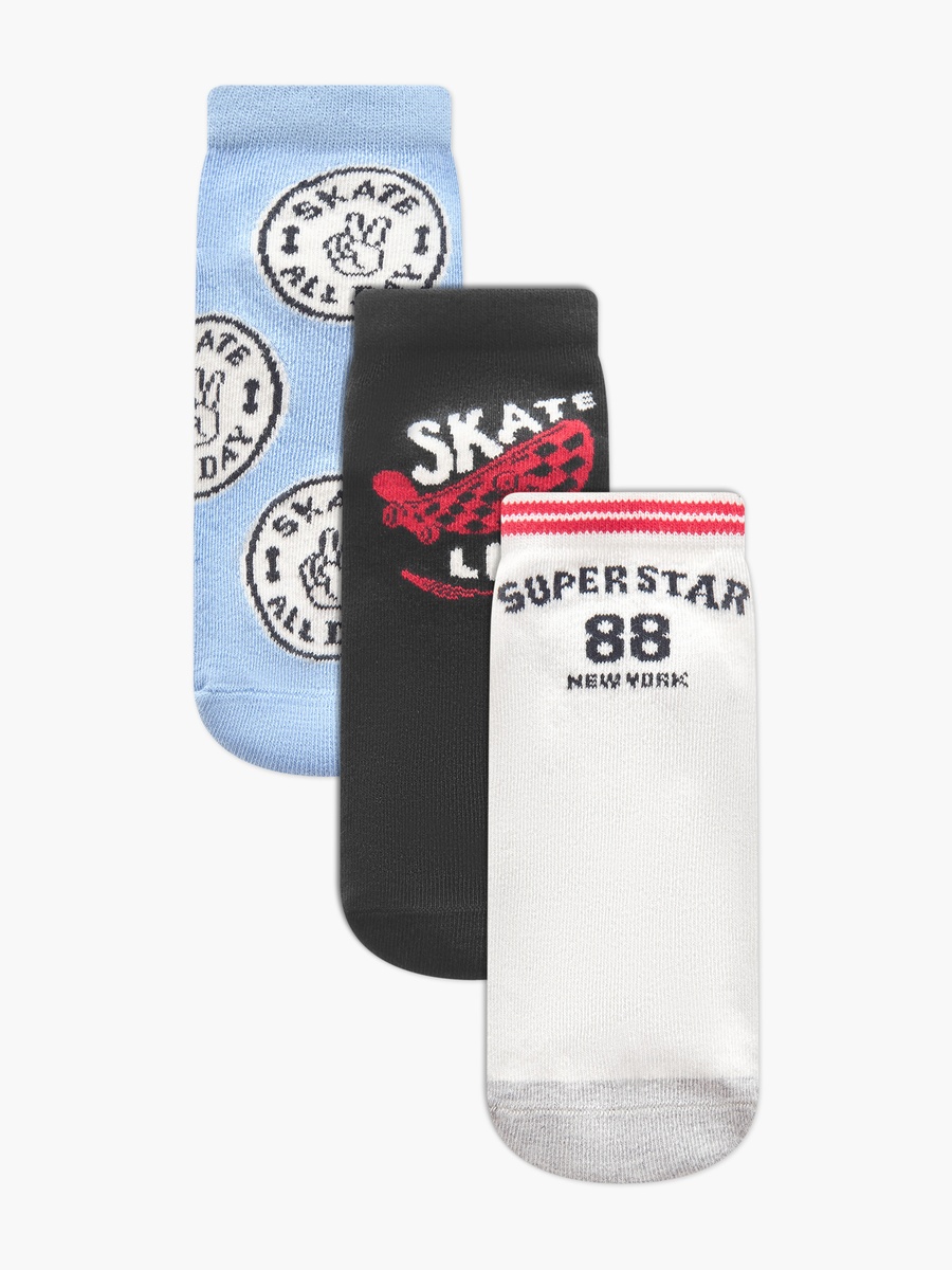 Pack of 3 Socks with Print
