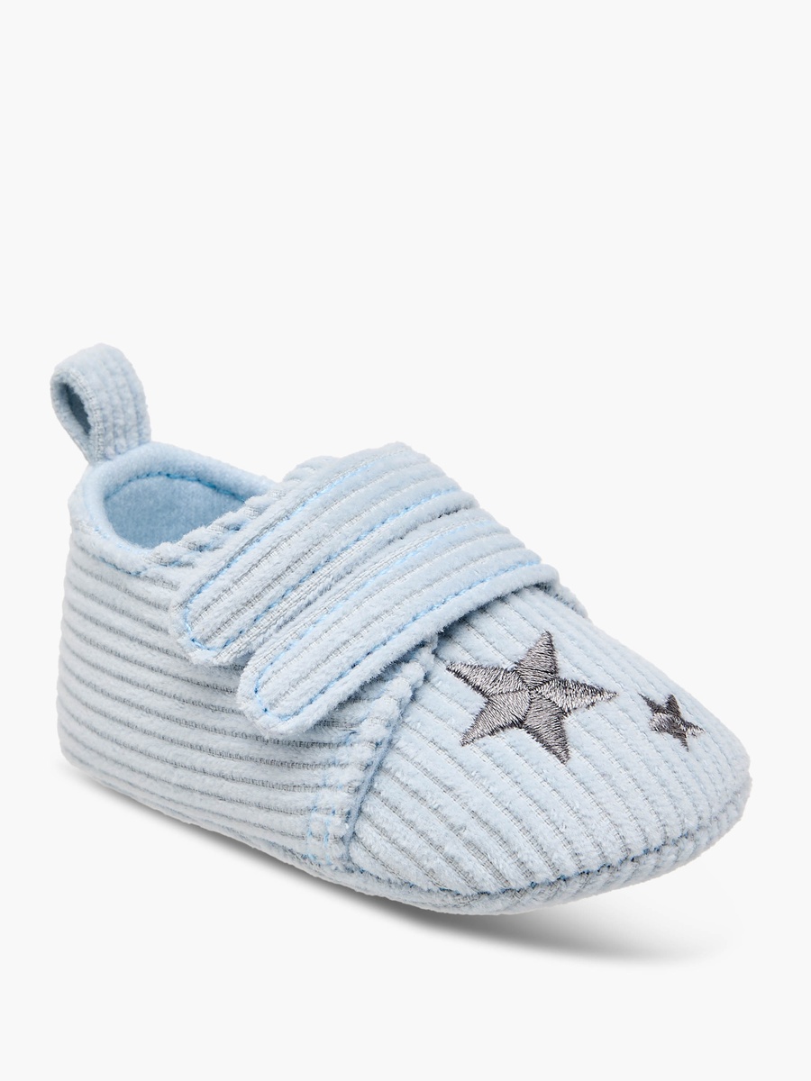 Booties with Star Embroidery
