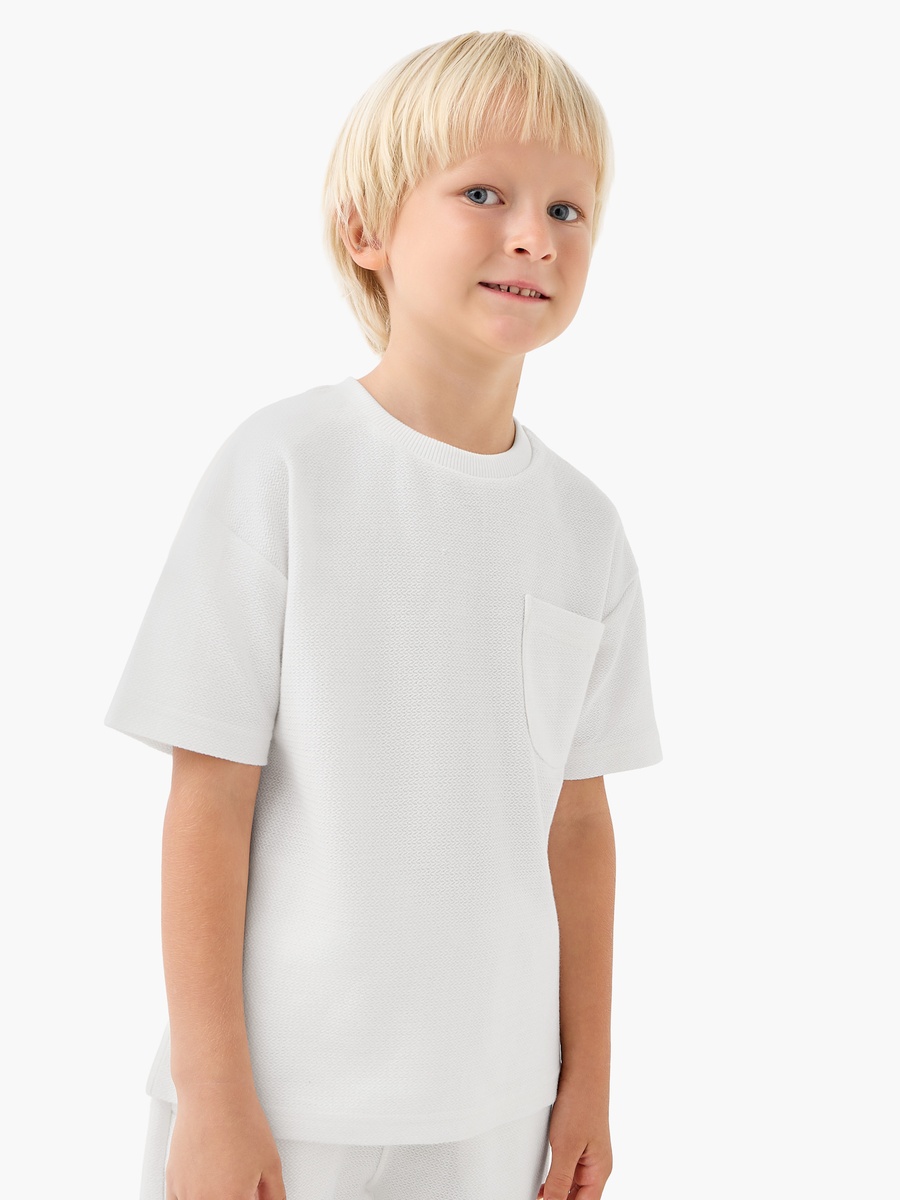 Cotton Short Sleeves T-Shirt and Shorts Set with Pocket