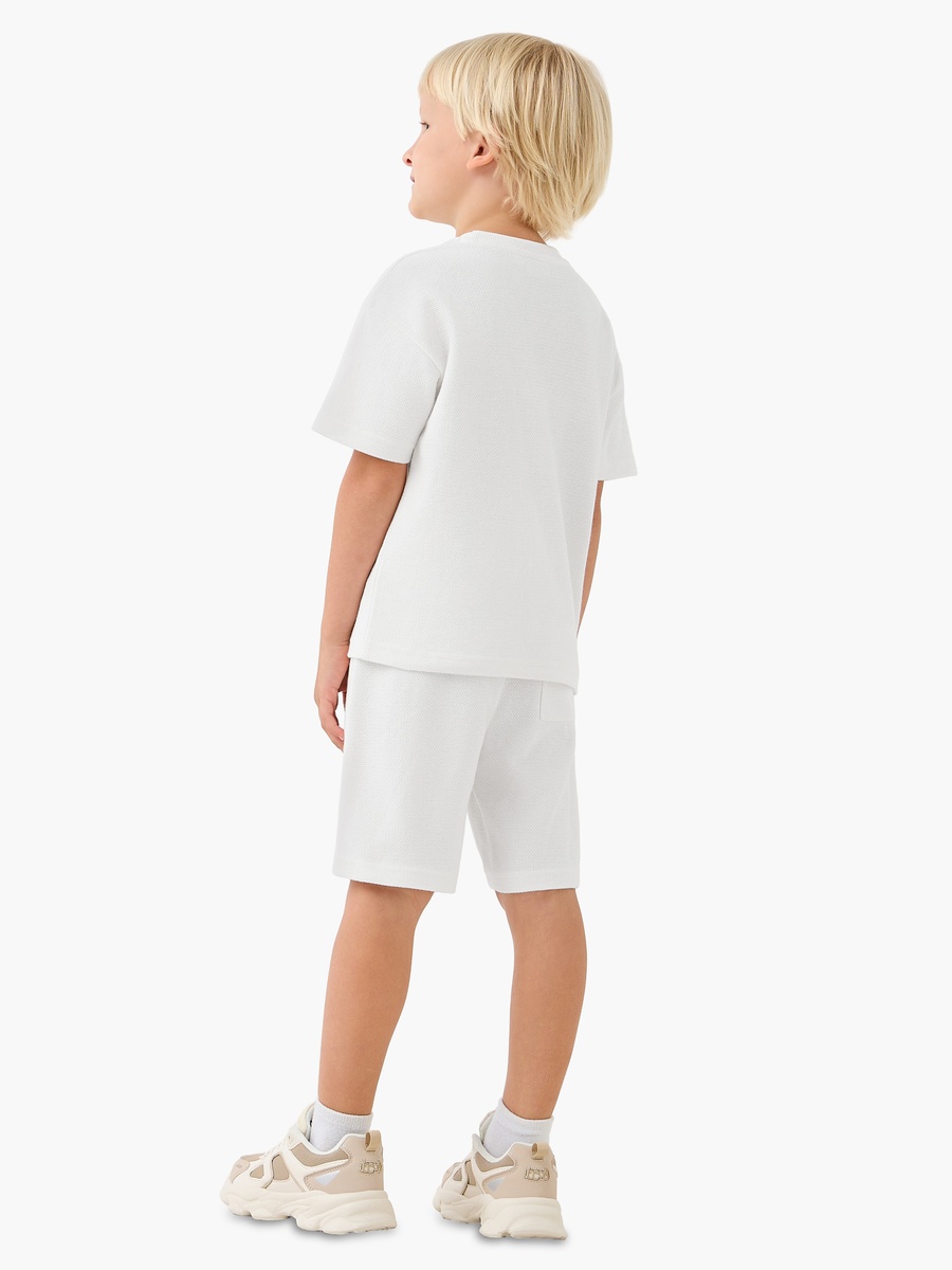Cotton Short Sleeves T-Shirt and Shorts Set with Pocket