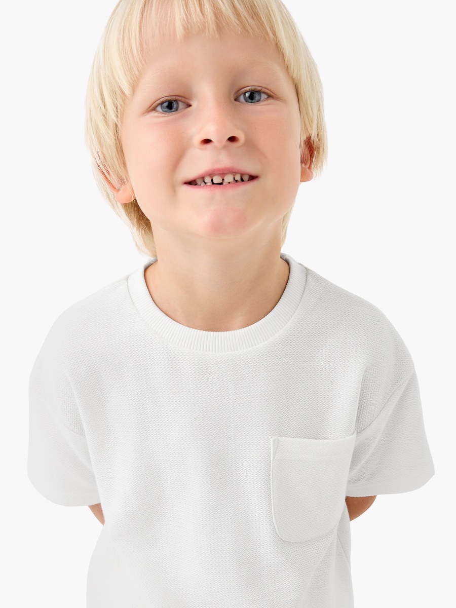 Cotton Short Sleeves T-Shirt and Shorts Set with Pocket