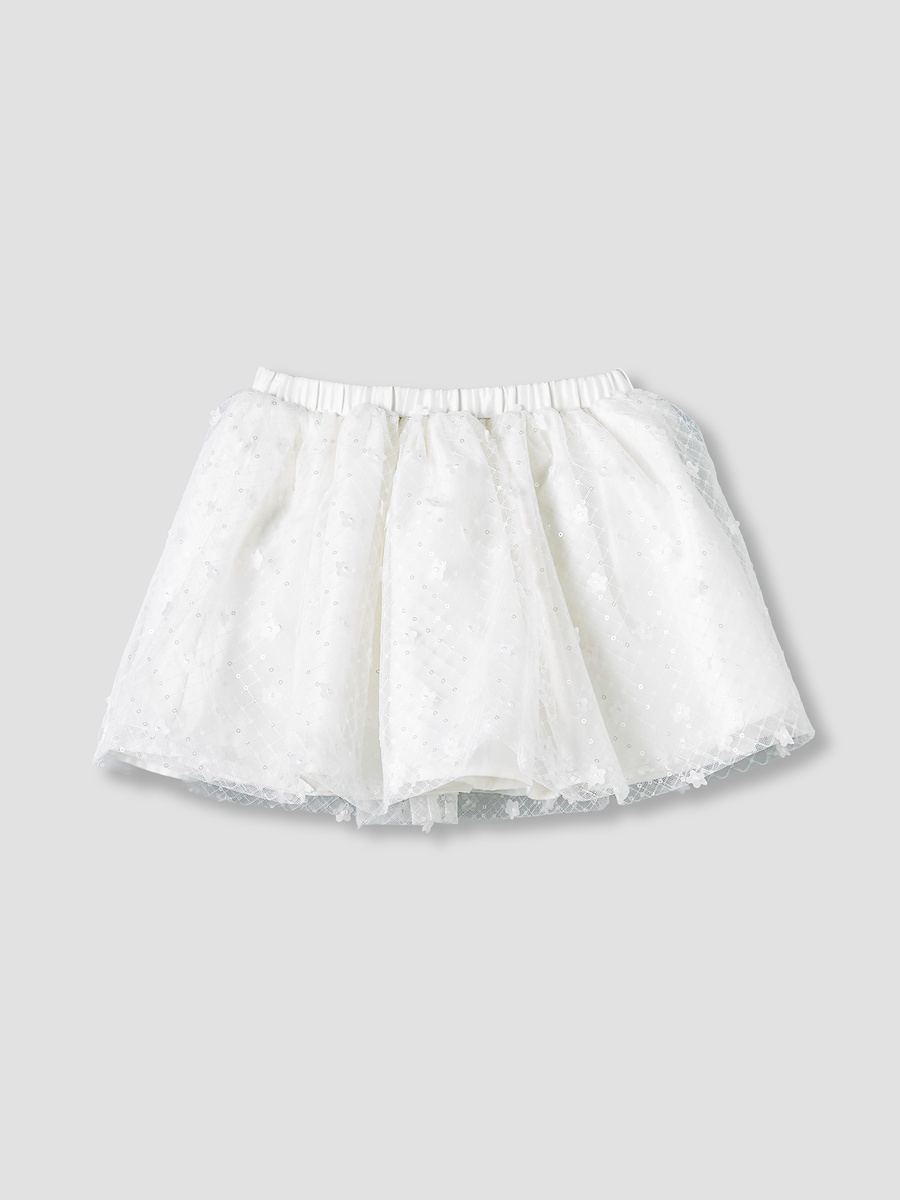 Crew Neck Short Sleeves Top and Skirt with Turban Cap