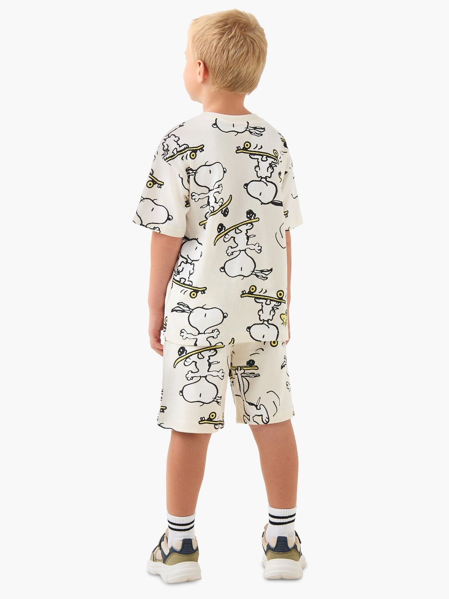 Round Neck Short Sleeves T-Shirt and Shorts Set with Pockets