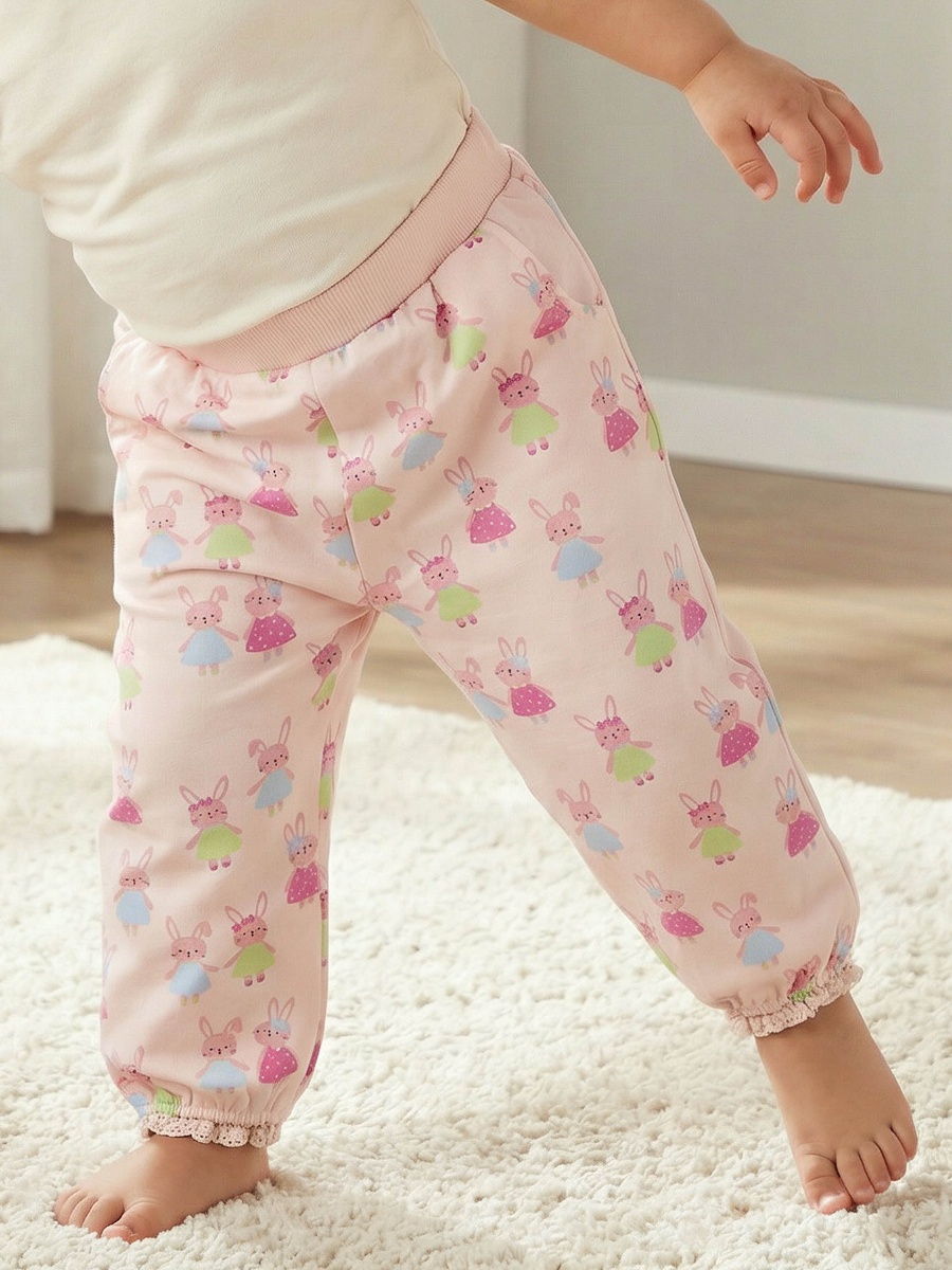 Pack of 2 Elastic Waist Joggers with Pockets