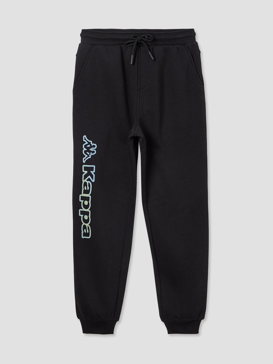 Elasticated Drawstring Joggers with Logo Print