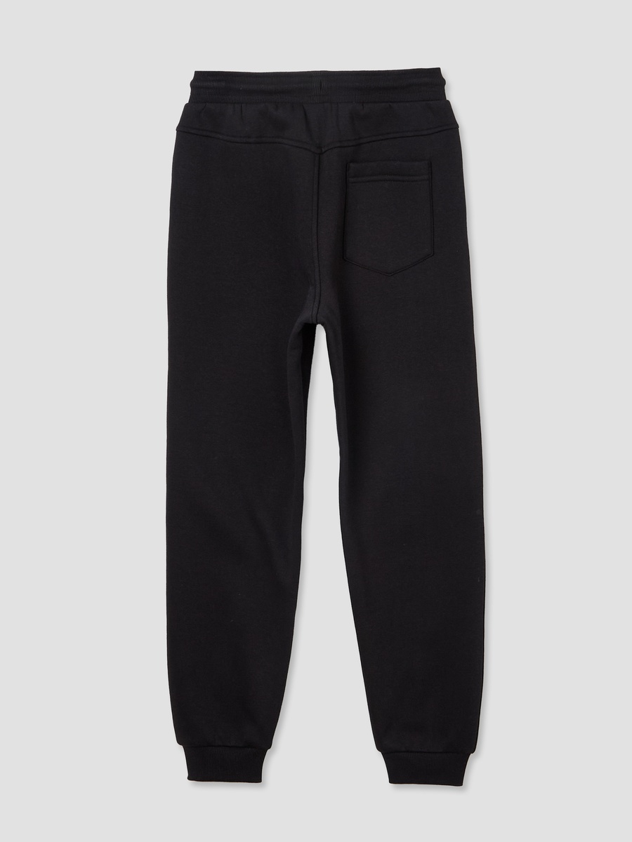 Elasticated Drawstring Joggers with Logo Print