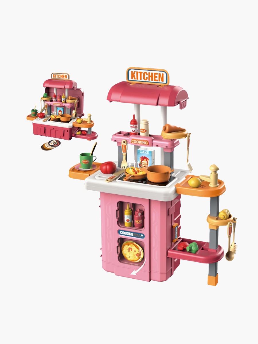 3-in-1 Mobile Kitchen Playset